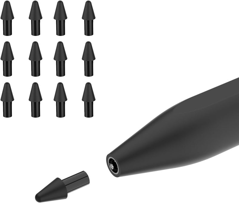 abasuto 12 Pcs Marker Pen Tips for Remarkable Paper Pro nips with Removal Tool, Durable Stylus Pen Replacement Nibs Marker Pen for Precise Writing & Sketching - Image 1